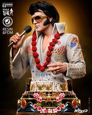 1:6 Elvis Presley Aloha From Hawaii Fan Art UNPAINTED Garage Kit Statue picture
