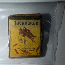 Thorobred Vintage Flashlight Crackers Matchbook Cover Advertising picture