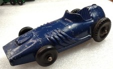 Vintage Hubley 765 Blue Race Car Model 4