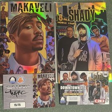ORBIT: HISTORY OF HIP HOP: TUPAC MAKAVELI & EMINEM, DR. DRE -FOILS LTD 75 & 125 picture