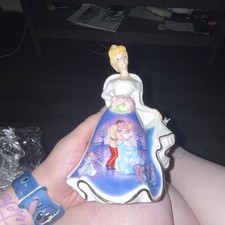 J.S.N.Y Cinderella Princess Ceramic Bell Vintage Fairytale Collectible picture