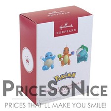 Hallmark Keepsake 2025 Squirtle Charmander Bulbasaur Pokemon MINIATURE Ornament picture