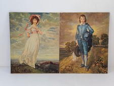 Vintage Blue Boy & Pinkie 1963 Litho Photos Not Framed D.A.C. NY picture