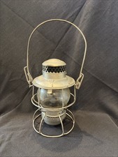 Vintage Adlake Kero Railroad Lantern NYCS New York Central System Clear Globe picture