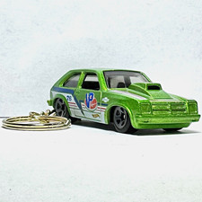 1976 Chevy Chevette Green Custom Diecast Keychain VP Racing Hot Wheels picture