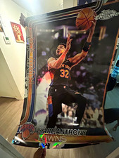 Topps 2025-26 Topps Chrome x Denim tears Knicks Oversized KAT poster picture
