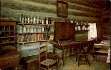 Dr. Francis Regnier's Office and Residence, Lincoln's New Salem, 1831 Postcard picture
