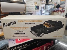 Vintage 1956 Ford Thunderbird Jim Beam Whiskey Decanter Black w/Orig Box - Empty picture