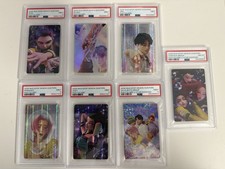 2026 MCDONALD'S KPOP DEMON HUNTERS MEAL PHOTOCARDS JINU/RUJINU/RUMI PSA 8 9 Set picture