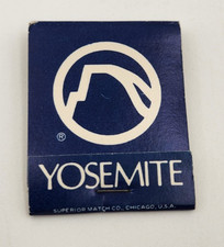 Vintage Yosemite National Park Matchbook | Ahwahnee Curry Village Lodge Ephemera picture