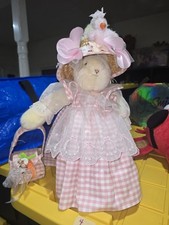 Vtg Bunnies By The Bay Cricket Bunny Plush 18” Easter Peep A Boo 2003 Hallmark picture