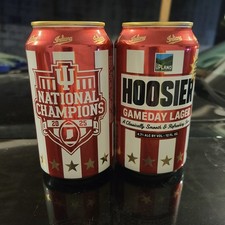 indiana football 2025 National Champion Beer Can Upland Bloomington EMPTY picture