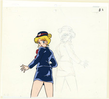 Pretty Soldier Sailor Moon Original Animation Production Cel + Mandarake docume picture