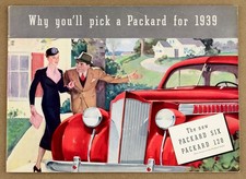 1939 Packard Six 120 Original Sales Brochure Why You'll Pick Packard Catalog picture