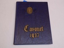 Queens Chicora College University Cornet 1937 Old Student Yearbook Charlotte NC picture