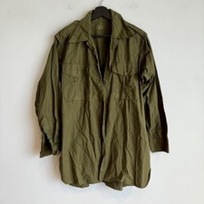 French Army 1950s Indochina War Linen Shirt Jungle Overdyed picture