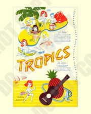 1940s Tropics Night Club in Hotel Chicagoan 67 West Madison Chicago 8x10 Photo picture