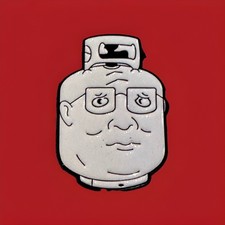 Hank Hill Propane Tank Pin Brooch King of the Hill New Strickland Propane Brooch picture