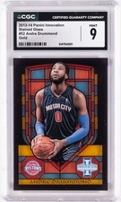 2013 PANINI INNOVATION GOLD #52 ANDRE DRUMMOND STAINED GLASS CGC 9 picture
