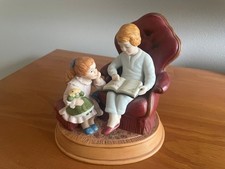 Avon 1983 Third Edition Christmas Memories Enjoying the Night Before Figurine picture