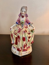 Vintage Occupied Japan Hand Painted Porcelain Lady Figurine 8