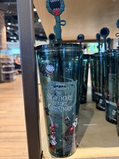 Disney Parks 2026 Starbucks The Nightmare Before Christmas Jack Tumbler Cup 24oz picture
