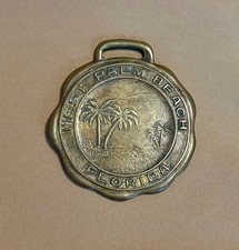 Vintage West Palm Beach Florida Souvenir Key Fob picture