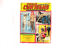 POPULAR CARTOONS July 1977 Vintage Magazine BILL WARD Back Cover PUSSYCAT Strip picture