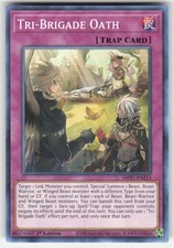 Konami Yu Gi Oh Tri Brigade Oath MP21 EN213 1st Edition Trap Card picture