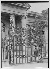 Photo:Charleston South Carolina St Phillips Church Gates 1935 picture