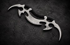 Handcrafted Klingon Bat’leth Replica – Curved Stainless Steel Fantasy Blade picture