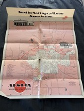 Vintage Austin Savings and Loan Association Promotional Map - Austin MN 1950s  picture