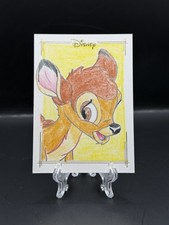 2025 Topps Chrome Disney Bambi Sketch 1/1 David Willingham Auto picture