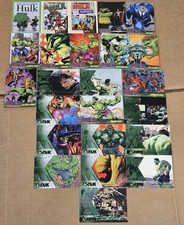 2003 Upper Deck & Topps, Marvel The Hulk Film & Comic Card Lot Of 24 Cards picture