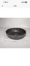 Just Andersen Antique Denmark 1920's Disko metal scalloped ovoid bowl picture