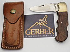 Vintage 1970's to 80's GERBER MAGNUM Folding Lockback Knife - Solid Used Knife picture