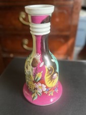 antique 19th-century Persian Qajar-style porcelain hookah base picture