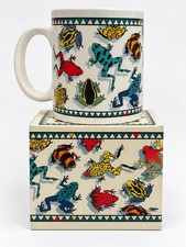 Frog Coffee Mug Cup 1992 Dan Gilbert Art Vintage DaMert  Company San Leandro CA picture