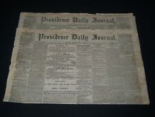 1866 JUNE 27 & 28 PROVIDENCE DAILY JOURNAL NEWSPAPER LOT OF 2 - NP 614F picture