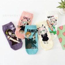 SPY×FAMILY Japanese Cartoon Stockings Cotton Cosplay Short Crew Socks Gifts picture