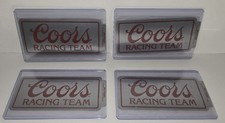 Vintage Coors Racing Team Foil Decal Sticker 2 1/4