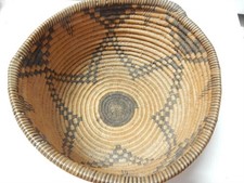 BUY IT NOW - ANTIQUE c1890-1920s YAVAPAI / APACHE INDIAN BASKET - PRISTINE picture