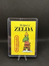 1989 Topps Nintendo #32 The Legend of Zelda Link Triforce Yellow Sticker Card picture
