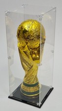 Lionel Messi FIFA World Cup hand signed W/COA + acrylic cube picture