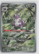 Nidoking - Illustration Rare Holo MEW 174/165 NM picture