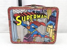 1967 King Seeley National Periodical Superman Lunchbox No Thermos Ok Condition picture