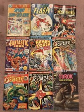 Vintage 1970s comic books: Bronze era lot of 13 Marvel, DC, and Whitman comics picture