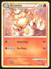 Arcanine (HeartGold & SoulSilver) Rare Deck Exclusives 001/123 LP Naoki Saito picture
