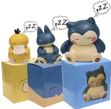 Pokemon Psyduck Snorlax Munchlax Figure Toys 6-7cm. Get All Three picture