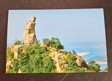 THE AMAH ROCK MENTIONED IN LOCAL FOLKLORE. VINTAGE NATIONAL SOUVENIR POSTCARD picture